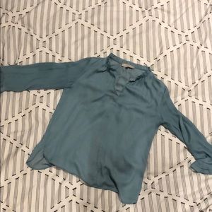 Pale blue blouse